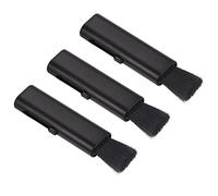 sourcing map Clavier Nettoyage Brosse 3Coffret Mini Téléscopique Catégorie Fenêtre Rainure Nettoyage Brosse pour Portable Ordinateur Clavier Fenêtre Noir
