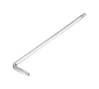 sourcing map Clé à molette Torx pour Star longue inviolable en forme de L en nickel T10