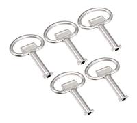 Sourcing Map Clé de sécurité pour armoire électrique en alliage de zinc