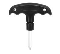 sourcing map ynamométrique T25 en acier inoxydable avec poignée en plastique pour adaptateur d'arbre de golf - Noir