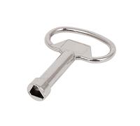 sourcing map Clé Triangle Poubelle gaz électrique Mètre Box Armoire Clé à douille