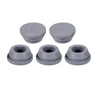 sourcing map Climatisateur Vidange Bouchons 18mm Caoutchouc Bouchon Remplacement Pièce Accessoires pour Mini-Split Fenêtre AC, Gris Paquet de 5