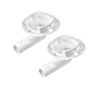sourcing map Climatisation Drainage Tuyau Connecteur Coude Raccord pour Mini-Split Unités et Fenêtre AC Unité Parties 40mm 2Pcs