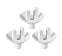 sourcing map Climatisation Drainage Tuyau Connecteur Coude Raccord pour Mini-Split Unités et Fenêtre AC Unité Parties 28mm 3Pcs