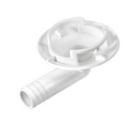 SOURCING MAP Climatisation Drainage Tuyau Connecteur Coude Raccord pour Mini-Split Unités et Fenêtre AC Unité Parties 40mm 1Pcs