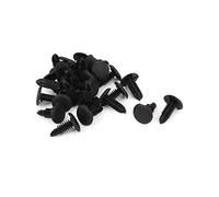 sourcing map Clip De Fixation Pare-Chocs En Nylon 24 Pièces Pour Voiture | 4mm x 5mm x 12mm, Fixation Permanente Rapide, Aile, Bouclier, Porte, Surface Voiture, Type Poussé, Mâle Et Femelle