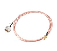 sourcing map Cloison SMA Femelle vers UHF Pl-259 Mâle RG316 RF Câble 6ft