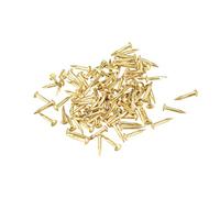sourcing map Clou Petit Laiton Minuscule 1mmX8mm(DxL) pour Bois Bricolage Décoratif Photo Boîte Ménage Accessoire Laitonné 100pcs