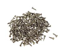 sourcing map Clou Petit Minuscule Carbone Acier Quincaillerie 1X6mm(DxL) pour Bricolage Décoratif Bois Boîte Accessoire Bronzé 300pcs