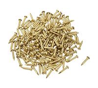 sourcing map Clou Petit Minuscule Laiton 1.2mmx8mm(DxL) pour Bricolage Bois Boîte Accessoire 200pcs