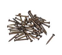 sourcing map Clou Petit Minuscule Laiton 1.2x12mm pour Bricolage Bois Matériel Accessoires 50pcs