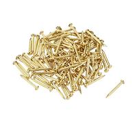 sourcing map Clou Petit Minuscule Laiton 1.5mmx15mm(DxL) pour Bricolage Bois Boîte Accessoire 120pcs