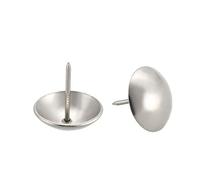 sourcing map Clou Tapissier 25mm Tête Dia Clou Punaise Épingle Meuble 50Pcs