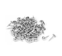 sourcing map Clou Tapissier 6mm x 14mm Clou Ameublement Meuble Punaise Argenté 80Pcs