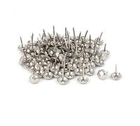 sourcing map Clou Tapissier 7/16" Diamètre Acier Inox Punaise 80Pcs