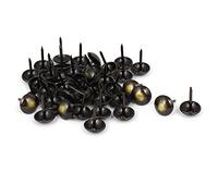 sourcing map Clou Tapissier 7/16 Pouce Diamètre Rond Haut Punaise 40Pcs