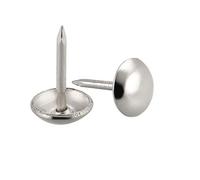 sourcing map Clou Tapissier Clou Ameublement Clou Meuble Punaise Pointe Tapissier Tapis Décoration 9mm Tête Dia Pouce Pousser 200Pcs