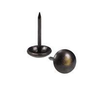 sourcing map Clou Tapissier Clou Ameublement Clou Meuble Punaise Pointe Tapissier Tapis Décoration 9.5mm Tête Diamètre 17mm Longueur Rond Pouce pour Sofa Dosserets 100 Pcs