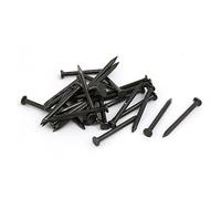 sourcing map Clous 2mm x 25mm Fibre Béton Ciment Mur Point Clous Noir 30 Pièces