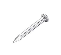 sourcing map Clous Carbone Acier Pointe Mur Ciment Quincaillerie Clou 25mm(1") 2.4mm Tige Diamètre 100pcs