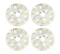 sourcing map COB LED luminaire Perle 9W 120lm 6000-6500K 58mm 27-30VDC Énergie Économie Ampoule pour Projecteur Projecteurss Remplacement Blanc 4Pcs