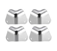 sourcing map Coin Protecteurs Boîte Caisse Coffre Métal Bord Angle Protection 28 x 28 x 24mm 4Pcs
