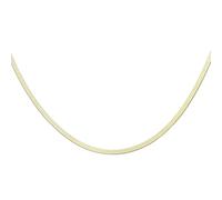 sourcing map Collier à chevrons - 3 mm de large et 40,6 cm de long - En acier inoxydable - Chaîne plate réglable - Pour femme - Cadeau idéal - Doré