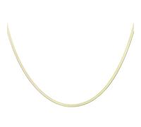 sourcing map Collier à chevrons de 3 mm de large, 71,1 cm de long, chaîne serpent en acier inoxydable, chaîne plate réglable pour femme, cadeau de bijoux, doré