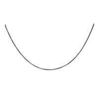 sourcing map Collier carré en acier inoxydable avec boîte ronde pour homme, 23.6" x 0.1", Acier inoxydable, Pas de gemme