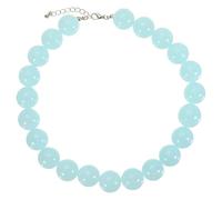 sourcing map Collier de grosses perles, collier de perles rondes en acrylique réglable pour femme, 16.54inch, Acrylique, Pas de gemme