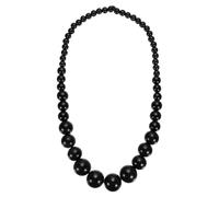 sourcing map Collier de grosses perles, collier de perles rondes en bois, 27.56inch, Bois, Pas de gemme