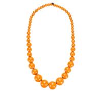 sourcing map Collier de grosses perles, collier de perles rondes en bois, 27.56inch, Bois, Pas de gemme