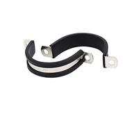 sourcing map Collier de Serrage avec Insert en Caoutchouc Tuyau Pince Clip Serre Joint 44mm Dia EPDM bordée caoutchouc forme U Tube Attache Colliers Fil 2pcs