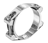 sourcing map Collier de serrage en T 85-95 mm en acier inoxydable 304 à double tête réglable pour tube de radiateur d'admission automobile pour tuyaux intermédiaires industriels