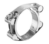 sourcing map Collier de serrage en T de 70 à 80 mm en acier inoxydable 304 à double tête réglable pour tuyaux de radiateur industriels