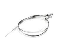 sourcing map Collier de Serrage Serre Câble Attache Câble en acier inoxydable de 4,6 mm x 500 mm 10pcs