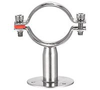 sourcing map Collier de Serrage Tuyau Pince Clip Serre Joint Mur Support Plafond Tube 304 Acier Inoxydable Réglable Tube Sangle Pince pour 70-76mm Tube