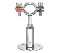 sourcing map Collier de Serrage Tuyau Pince Clip Serre Joint Mur Support Plafond Tube 304 Acier Inoxydable Réglable Tube Support Pince pour 25-28mm Tube