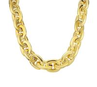 sourcing map Collier hip-hop en plastique épais détachable pour fête d'Halloween style punk années 80 et 90, 100cm/39.4", ABS, faux