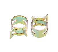 sourcing map Collier Serrage Acier Bande Agrafe 13mm Pince Ressort Tube Agrafe Manganèse Acier 20Pcs