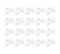 sourcing map Colliers De Serrage En Nylon à Double Prise, 20Pcs Colliers De Serrage En Plastique à Double Prise Réglable De 5-5.5mm Pour Tuyaux De Carburant Et Plomberie