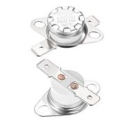 sourcing map Commutateur contrôle température thermostat 150°C 10A 6,3mm N.C 2Pcs Borne