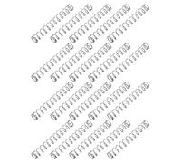 sourcing map Compression Ressort 0.5mm Fil Diamètre, 5.5mm OD, 42mm Libre Longueur Ressort Acier Extension Ressort Argent 20Pcs