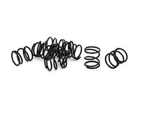 sourcing map Compression Ressort 1.2mm Fil Diamètre, 14mm OD, 15mm Libre Longueur Ressort Acier Extension Ressort Noir 10Pcs