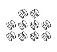 sourcing map Compression Ressort 1.2mm Fil Diamètre, 20mm OD, 15mm Libre Longueur Ressort Acier Extension Ressort Noir 10Pcs