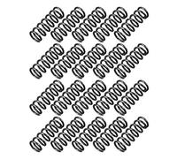 sourcing map Compression Ressort 1.2mm Fil Diamètre, 9mm OD, 25mm Libre Longueur Ressort Acier Extension Ressort Noir 20Pcs