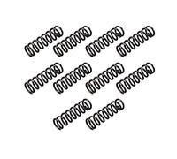 sourcing map Compression Ressort 1.2mm Fil Diamètre, 9mm OD, 30mm Libre Longueur Ressort Acier Extension Ressort Noir 10Pcs