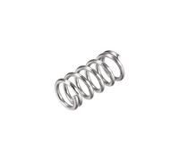 sourcing map Compression Ressort 304 Acier Inoxydable 12mm OD,1.6mm Fil Dimension,13.75mm Comprimé Longueur,25mm Libre Longueur,63.2N Capacité de Chargement Argenté 10pcs Ressort de Compression