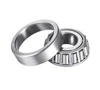 sourcing map Cône de roulement à rouleaux coniques 30203 avec coupelle, diamètre intérieur 17 mm, épaisseur 40 mm OD 13 mm pour remorque de fret