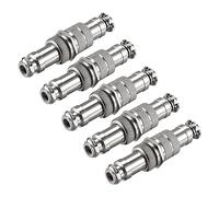sourcing map Connecteur Aviation 16mm 4 Bornes 7A 400V GX16 Étanche Mâle Femelle Docking Type Panneau Métal Fil Connecteur Raccords 5 Paires